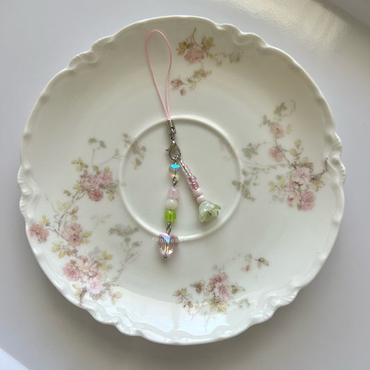 Pink Dango Heart Charm - Love for Dango!