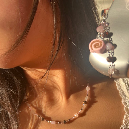 Strawberry Choco Jewelry + Charm Gift Set