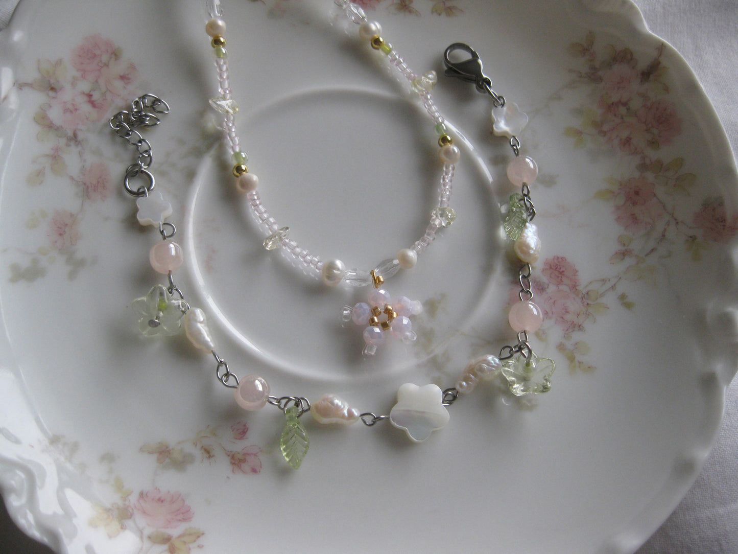 Lotus Inspired Charm Bracelet