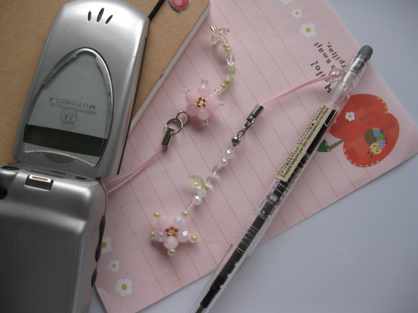 Blooming Lotus Beaded Phone Charms